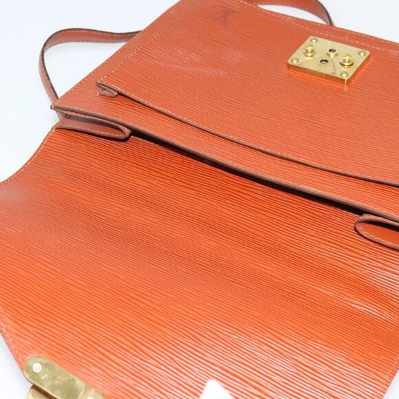 LOUIS VUITTON Epi Monceau 28 Hand Bag Brown M52123 LV Auth ep10531 - Picture 10 of 16